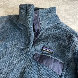 Patagonia Women's Blue Re-Tool Snap-T Fleece Pullover